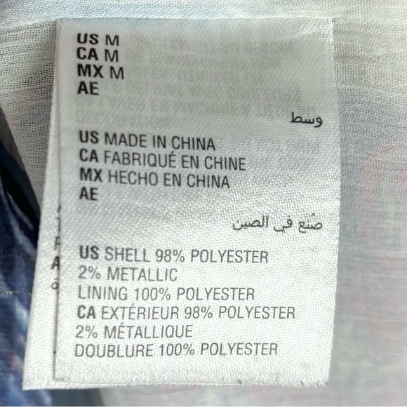 JM Collection lilac tunic blouse - Picture 7 of 7